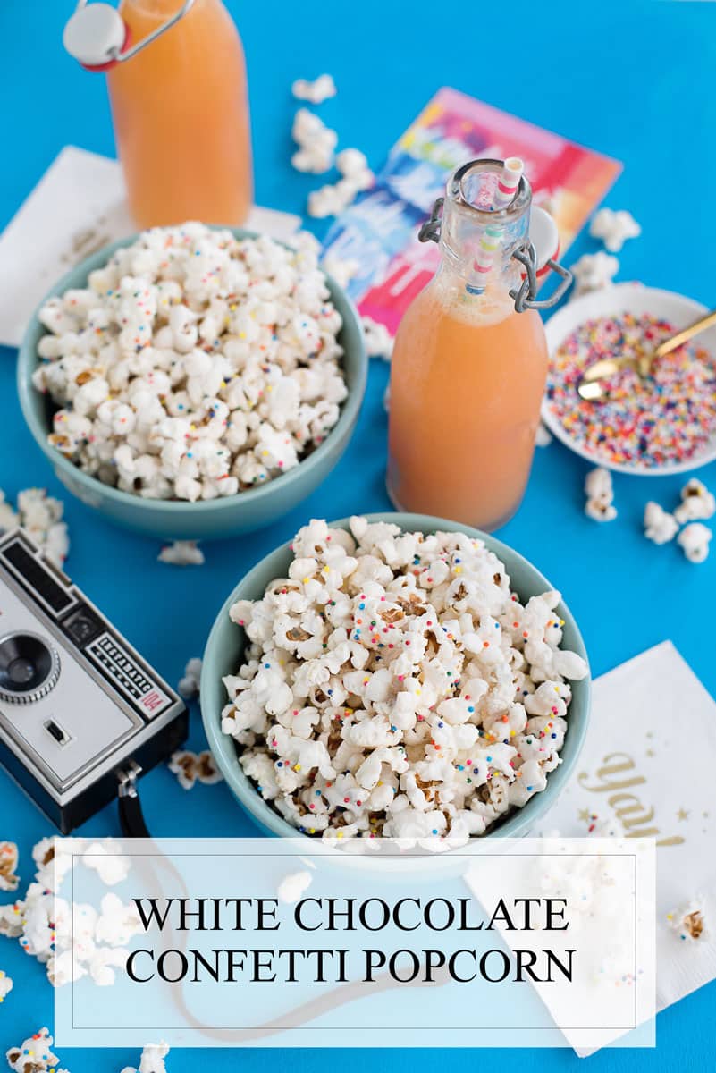 Delicious White Chocolate Confetti Popcorn Recipe