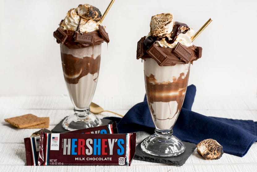 Crazy Extreme S'mores Freakshakes Recipe with Homemade Milkshake