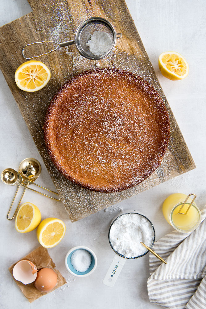 Meyer Lemon Olive Oil Cake Recipe with Infused Meyer Lemon Algae OIl